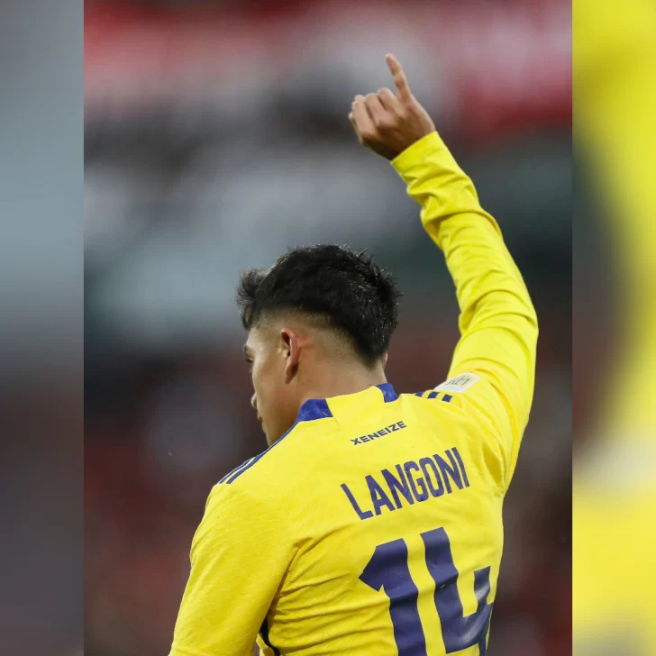 La historia detrás del festejo de gol de Langoni en Boca vs. Newell’s