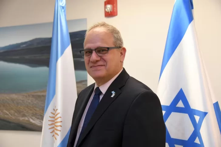 El embajador de Israel en la Argentina agradeció el apoyo de Javier Milei