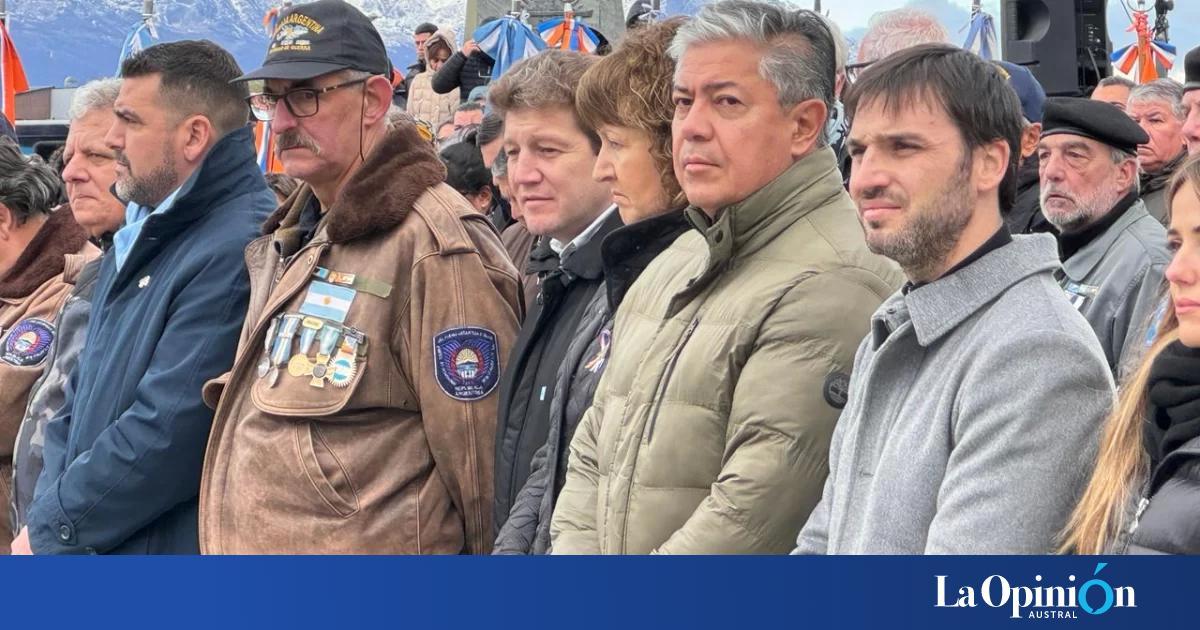 Ignacio Torres en el acto por Malvinas en Ushuaia: “Defender la ...
