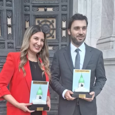 Anticipo exclusivo. Ignacio Torres y Silvia Lospenato recibieron el Premio Parlamentario a los legisladores más destacados del 2023