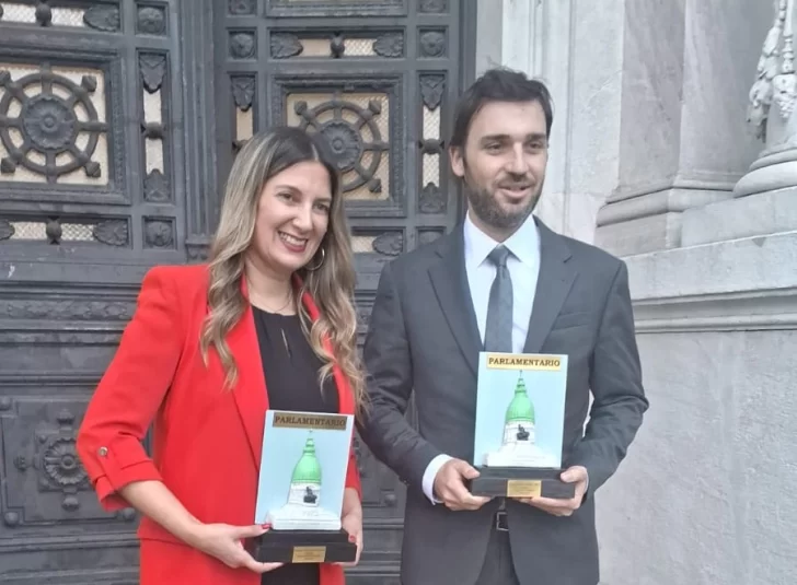 Anticipo exclusivo. Ignacio Torres y Silvia Lospenato recibieron el Premio Parlamentario a los legisladores más destacados del 2023