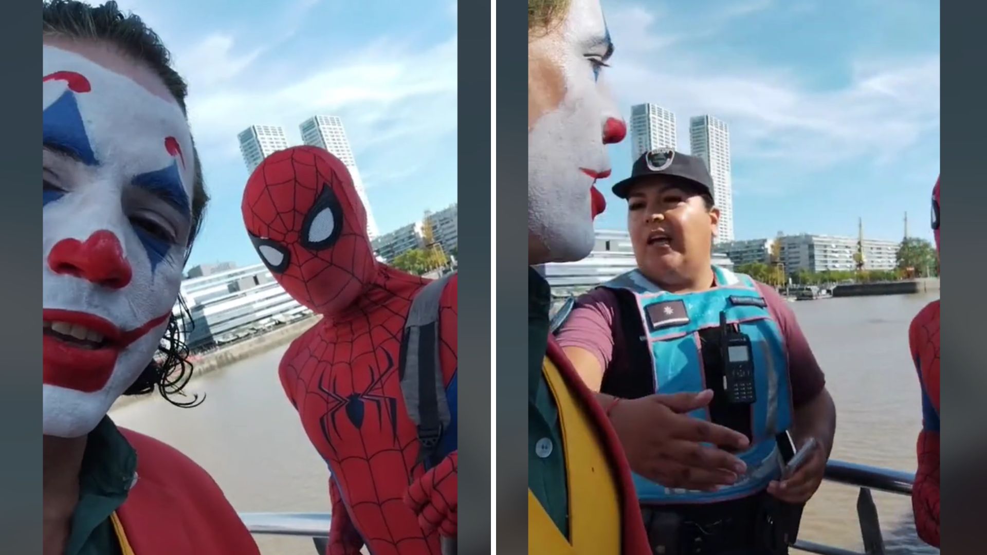 “Joker Argentino” se peleó con Spiderman e intervino la Policía: “Los códigos no se rompen”