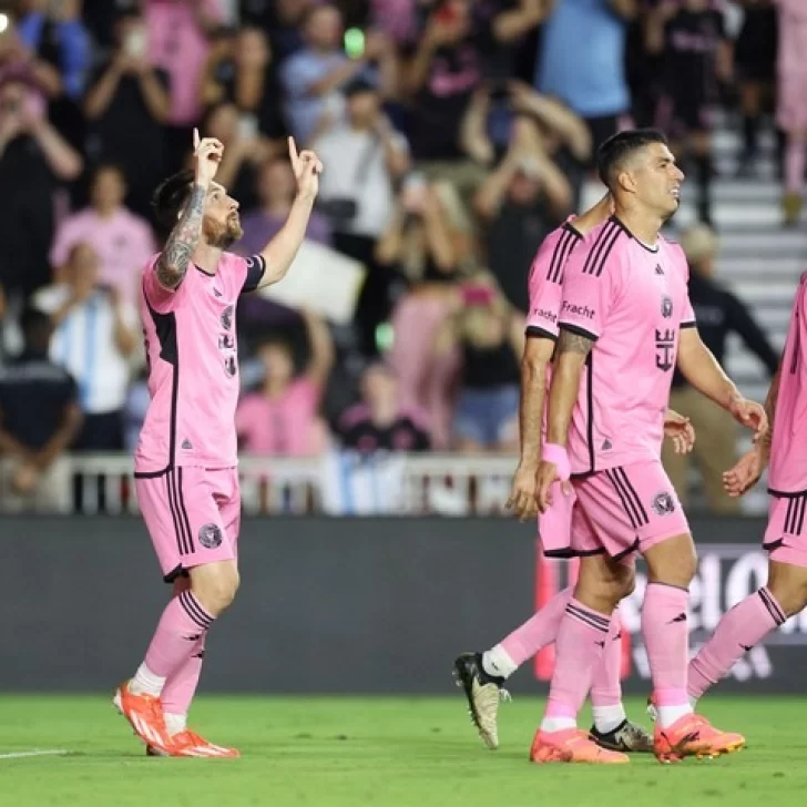 Con un doblete de Lionel Messi, el Inter Miami le ganó a Nashville por la MLS