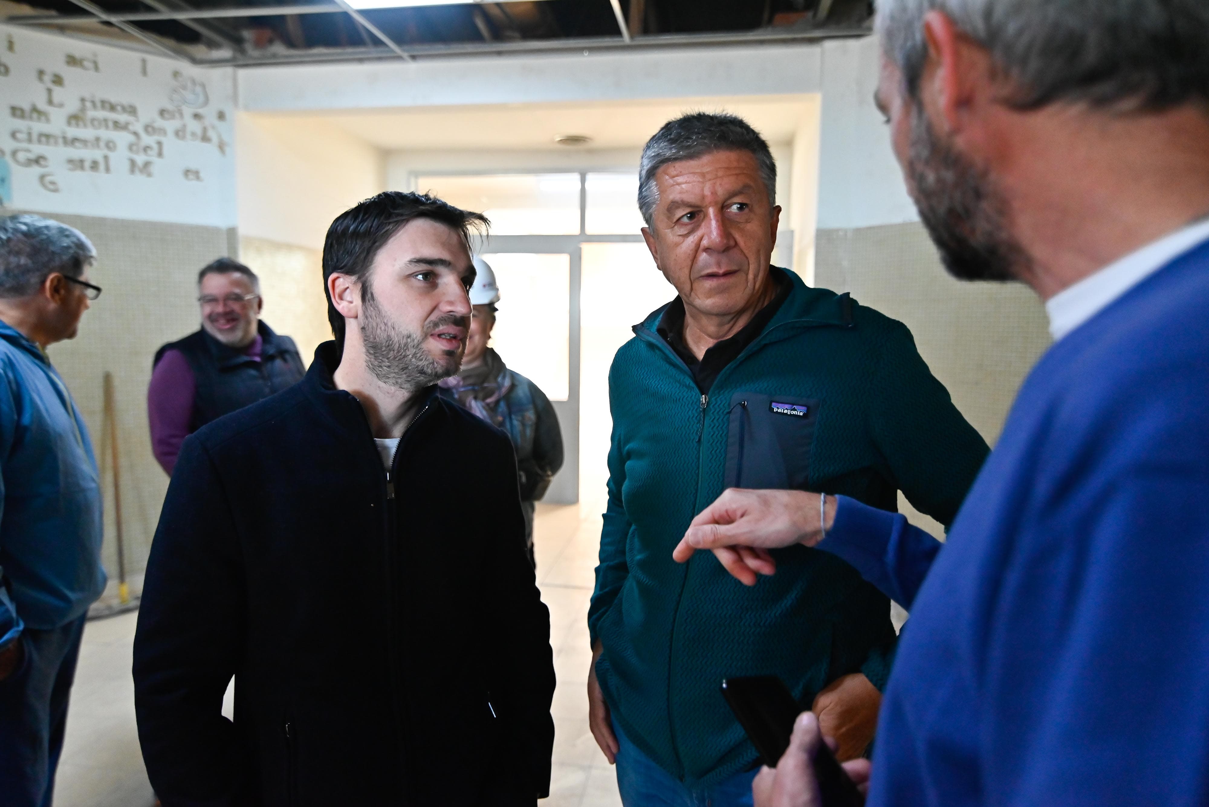 Torres y Menna recorrieron el inicio de obra del “Biología Marina” en Comodoro Rivadavia