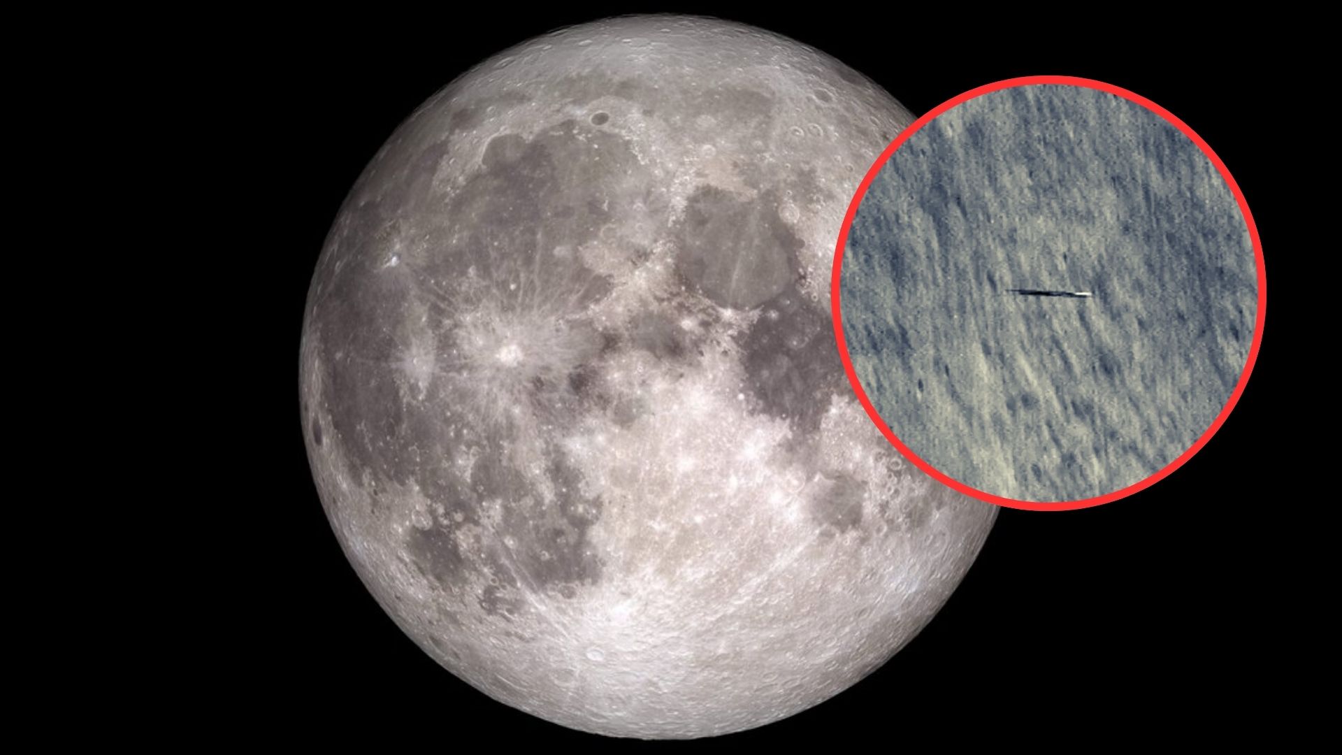 Descubren un objeto con forma de “tabla de surf” sobrevolando la Luna: ¿Qué es?