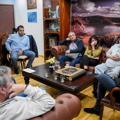 Grasso se reunió con empresarios y autoridades previo al Primer Foro Patagónico de Ciudades Atlánticas