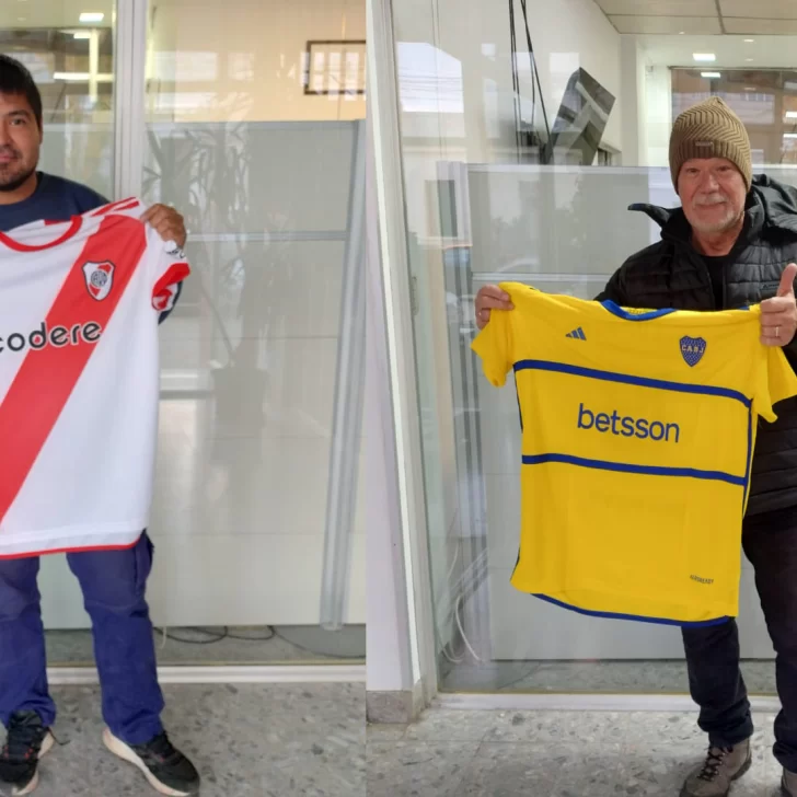 De cara al superclásico del domingo, LU12 AM680 entregó las camisetas para los ganadores del sorteo