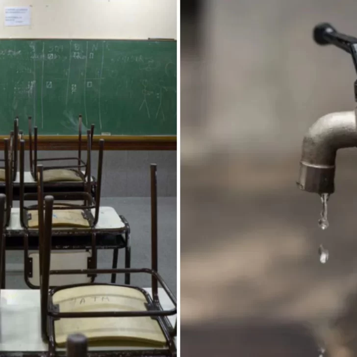 Bahía Blanca sin agua y con clases suspendidas