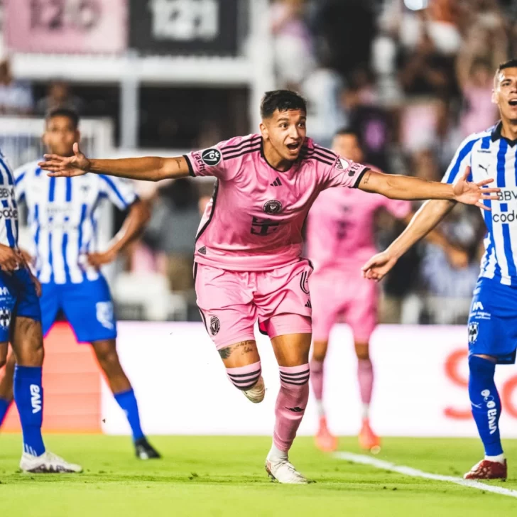 Toto Avilés marcó un gol en el partido del Inter Miami vs. Monterrey por la Concachampions