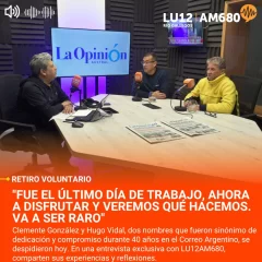 40 años de servicio: la emotiva despedida de dos trabajadores del Correo Argentino