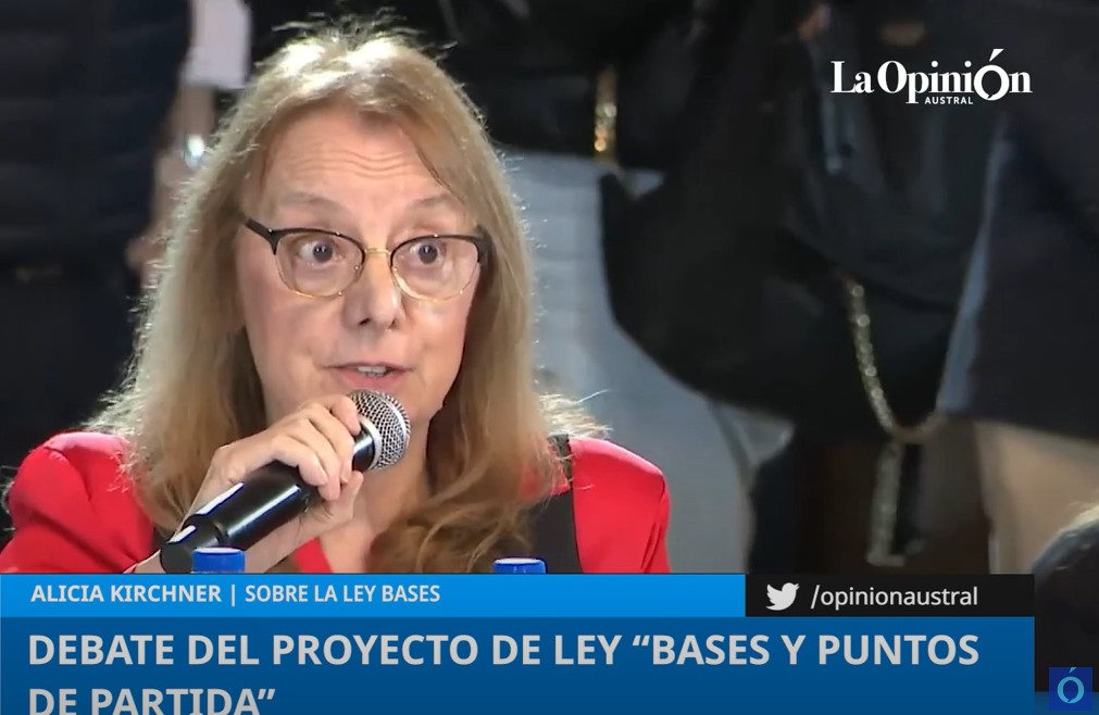 Alicia Kirchner: Aerolíneas Argentinas “no tiene que ser privatizada e YCRT, tampoco” Alicia Kirchner: Aerolíneas Argentinas “no tiene que ser privatizada e YCRT, tampoco”
