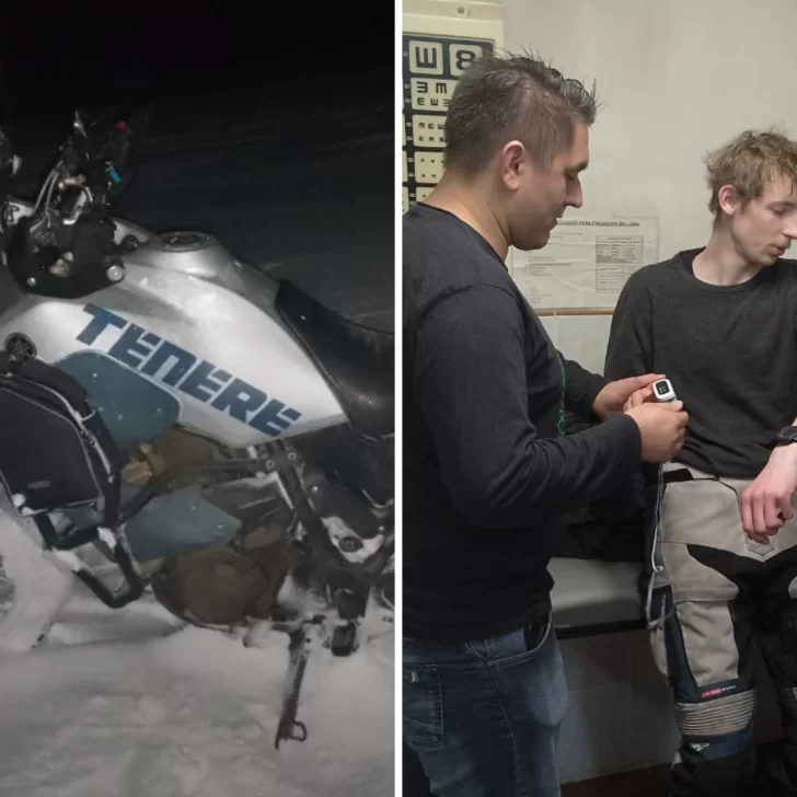 Viajaba hacia Gobernador Gregores y quedó varado en plena tormenta de nieve Viajaba hacia Gobernador Gregores y quedó varado en plena tormenta de nieve