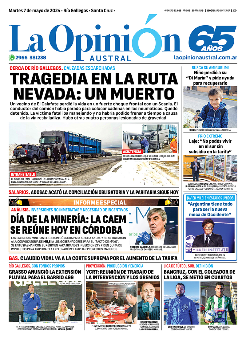 Tapas-la-opinion-austral-tragedia-en-la-ruta-nevada-dia-de-la-mineria-ycrt-laje-tarifas-de-gas-529x728