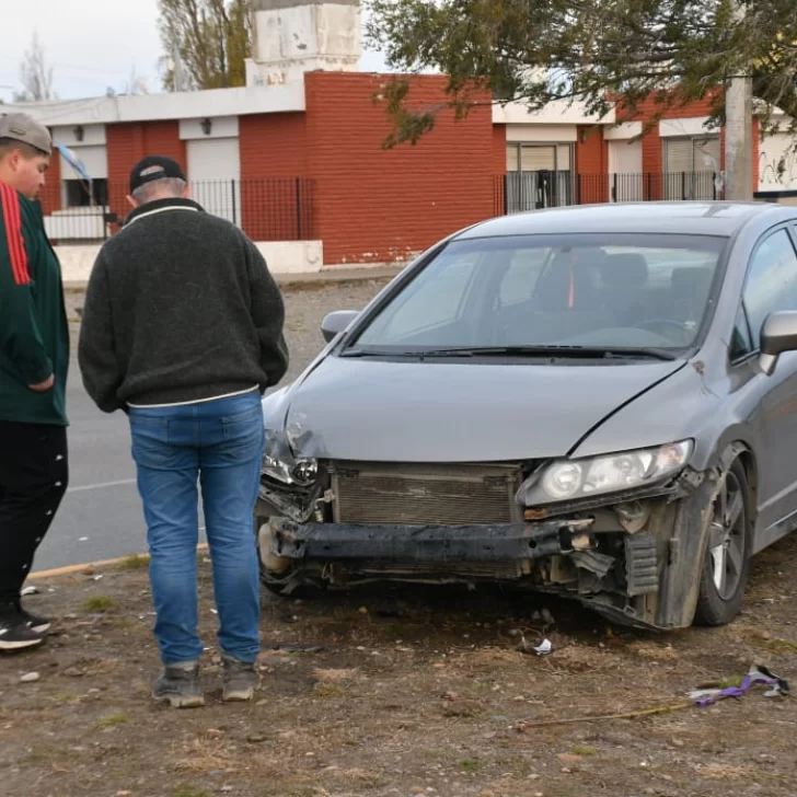 Nuevo choque en la rotonda Samoré de Río Gallegos