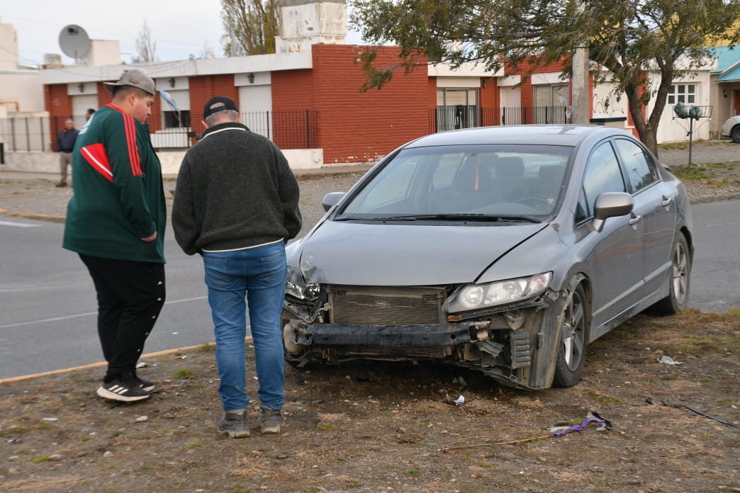 Nuevo choque en la rotonda Samoré de Río Gallegos