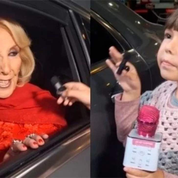 Juliet Czupiak, la mini periodista de 7 años, cumplió su sueño y entrevistó a Mirtha Legrand