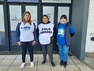 Paro general en Caleta Olivia: Polo Obrero aseguró que tiene un listado de 200 personas en vulnerabilidad