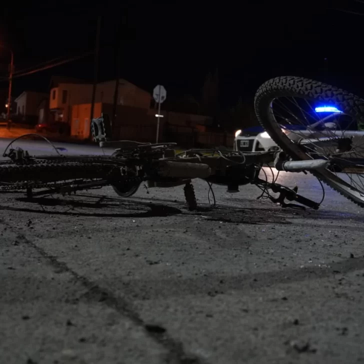 Ciclista hospitalizado tras un accidente en Río Gallegos