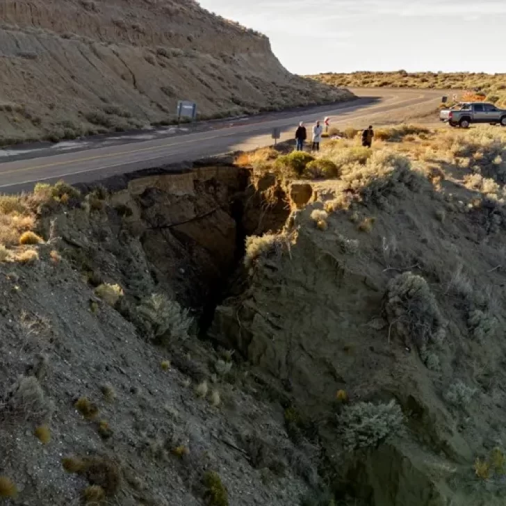 Alerta en Ruta 3: advierte que podría colapsar la ladera de Punta Peligro