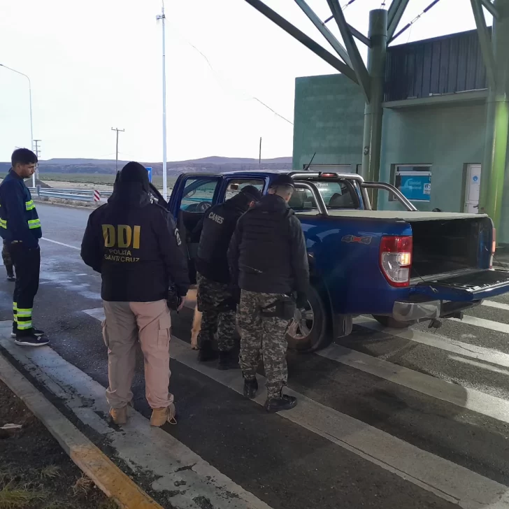 Operativo policial en Güer Aike: detuvieron a dos personas con pedido de captura