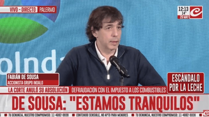 Fabián De Sousa, tras el fallo que anuló su absolución por la causa Oil Combustibles: “Siempre estuve a derecho”