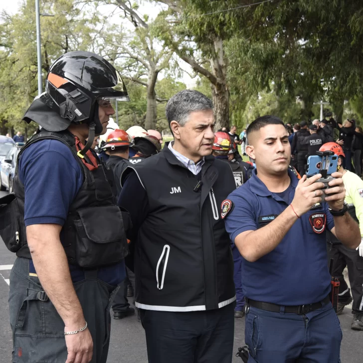 Choque de trenes en Palermo: Jorge Macri destacó el operativo de los servicios de emergencia 