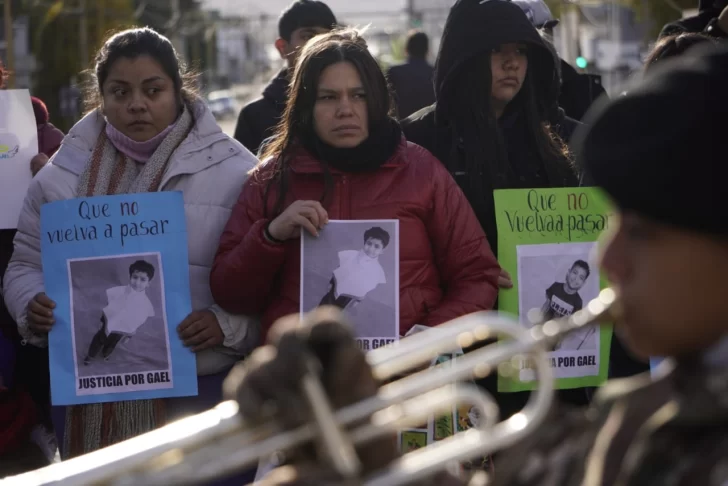 Pidieron justicia por Gael, el nene de 8 que murió tras ser atropellado en Río Gallegos