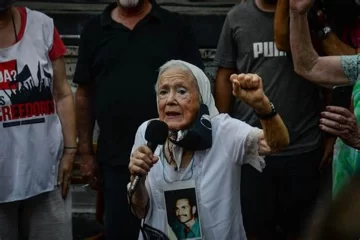 Murió Nora Cortiñas, titular de Madres de Plaza de Mayo