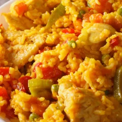 Receta de guiso de arroz con pollo fácil y económica