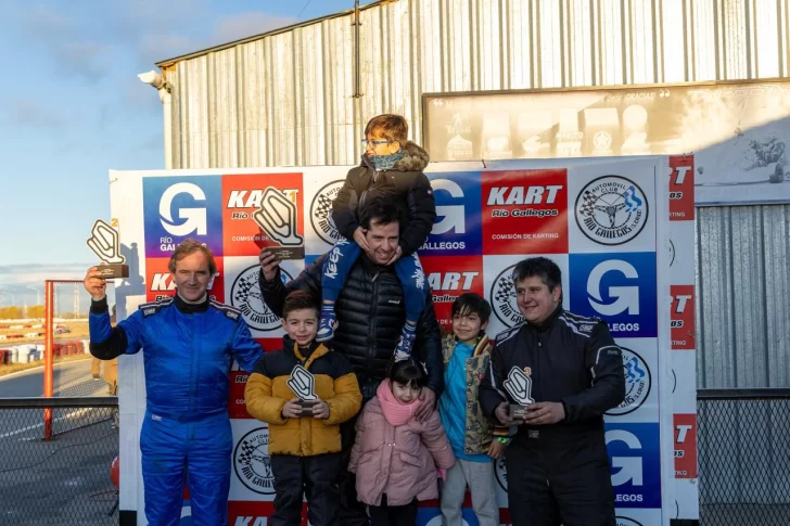 Este domingo, Sebastián Gómez  festejó por duplicado en el campeonato de Karting