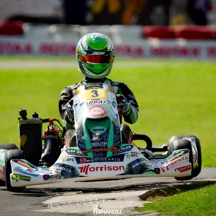 Karting: Thiago Díaz corre en Buenos Aires