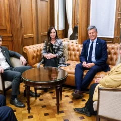 Ignacio Torres se reunió con la vicepresidenta Victoria Villarruel en Buenos Aires