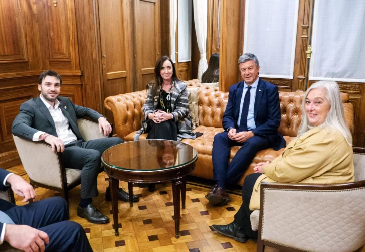 Ignacio Torres se reunió con la vicepresidenta Victoria Villarruel en Buenos Aires
