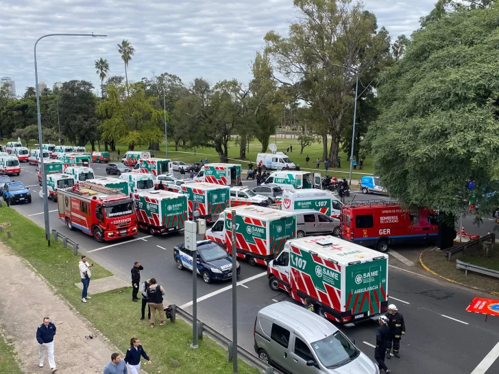 Gran operativo de la Ciudad de Buenos Aires tras el choque de trenes en Palermo