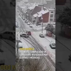 Comodoro Rivadavia está bajo alerta por intensas nevadas