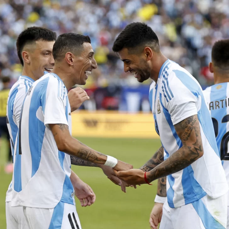 Tras un golazo de Di María, Argentina derrotó 1-0 a Ecuador