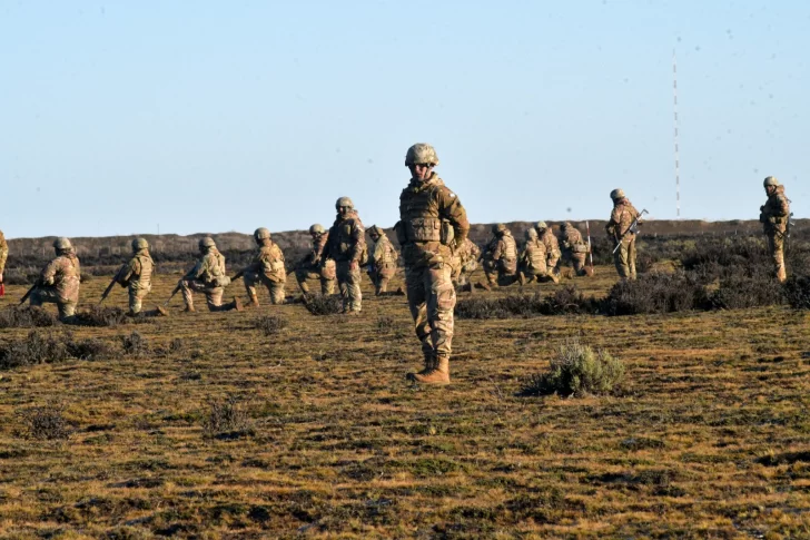 Día en el Ejército: un avión aterrizó en la ruta, un asalto de infantería y un viaje en helicóptero