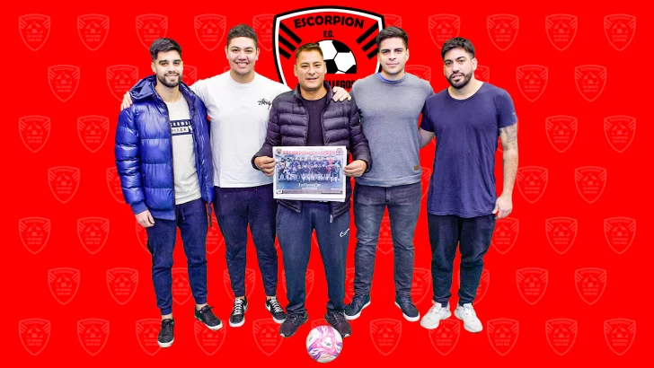 Escorpión visitó los estudios de LU12 tras lograr el campeonato