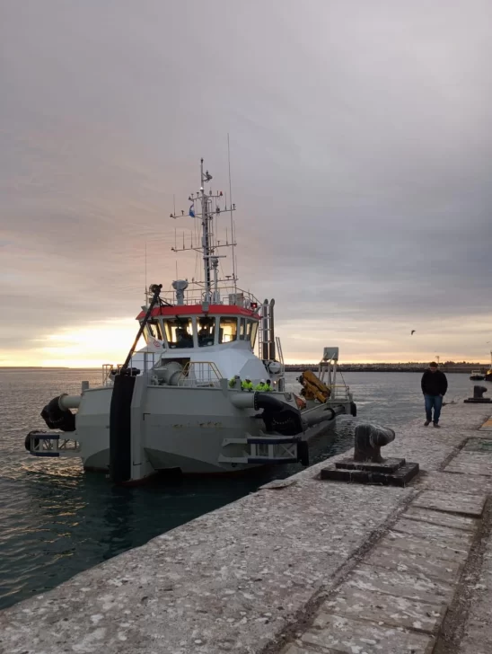 Comenzó la obra de dragado en el puerto de Comodoro Rivadavia