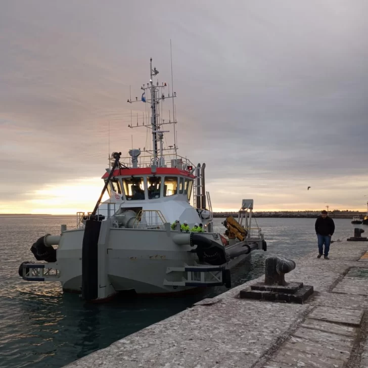 Comenzó la obra de dragado en el puerto de Comodoro Rivadavia