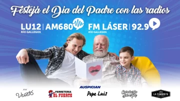 Sorteo del Día del Padre con radio LU12 y La Opinión Austral: ganá asado, picada, ropa, pastas y premios sorpresa