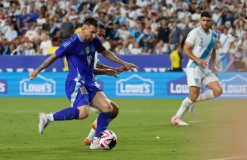 Argentina vs. Guatemala: la Scaloneta se impuso con dobletes de Messi y Lautaro