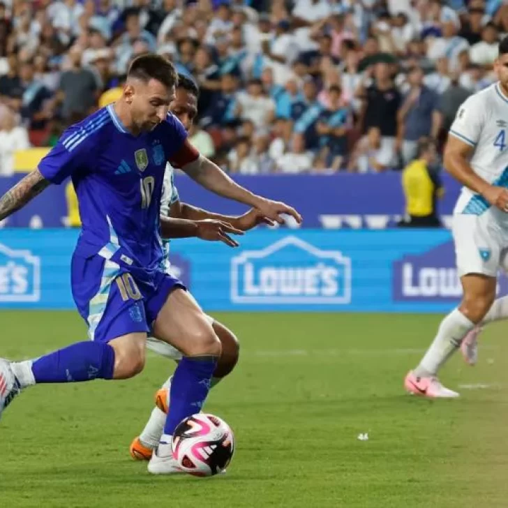 Argentina vs. Guatemala: la Scaloneta se impuso con dobletes de Messi y Lautaro