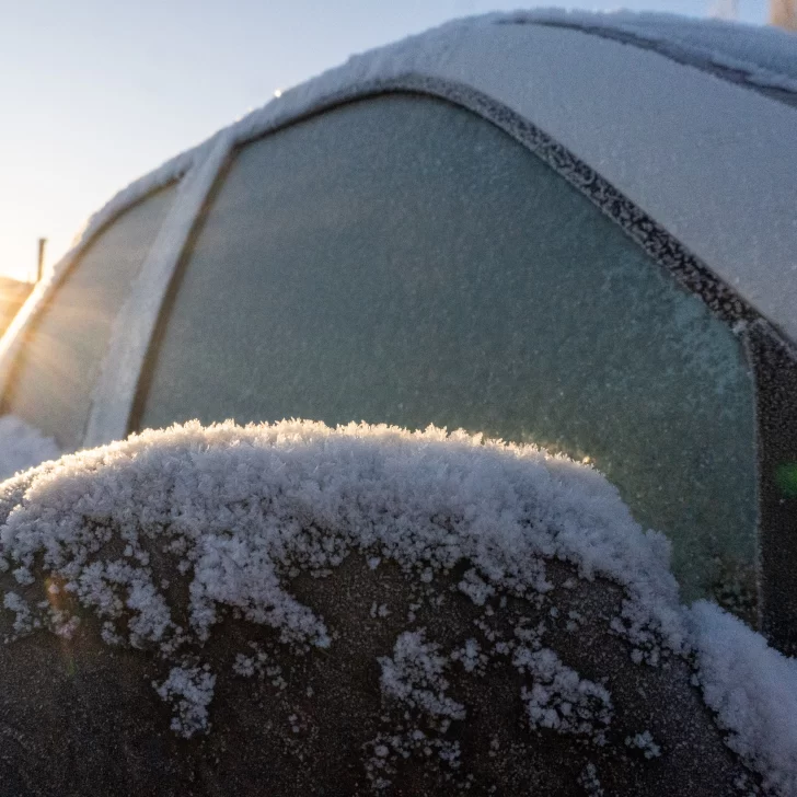 ¡El invierno no se quiere ir! Temperaturas bajo cero en Santa Cruz y posibles nevadas en Río Gallegos