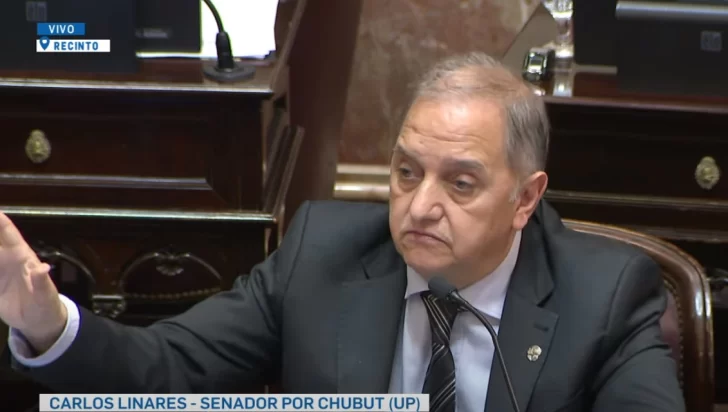 Carlos Linares, senador nacional en representación de Chubut por Unión por la Patria. FOTO: LA OPINIÓN AUSTRAL Carlos Linares, senador nacional en representación de Chubut por Unión por la Patria. FOTO: LA OPINIÓN AUSTRAL