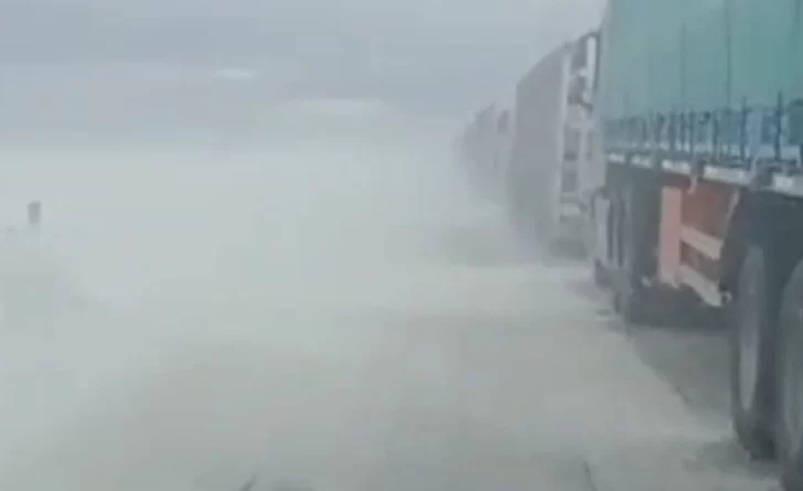 Podrían cortar las rutas en Santa Cruz por los fuertes vientos