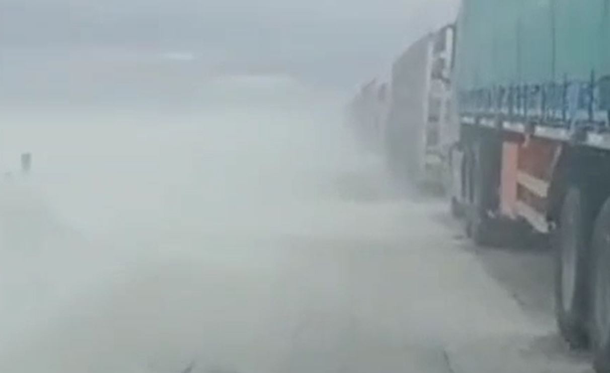 Podrían cortar las rutas en Santa Cruz por los fuertes vientos