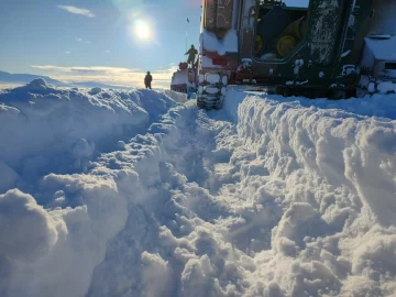 Cómo están las rutas de Santa Cruz y la Ruta 3 en la Patagonia para circular en medio de la nevada y el frío