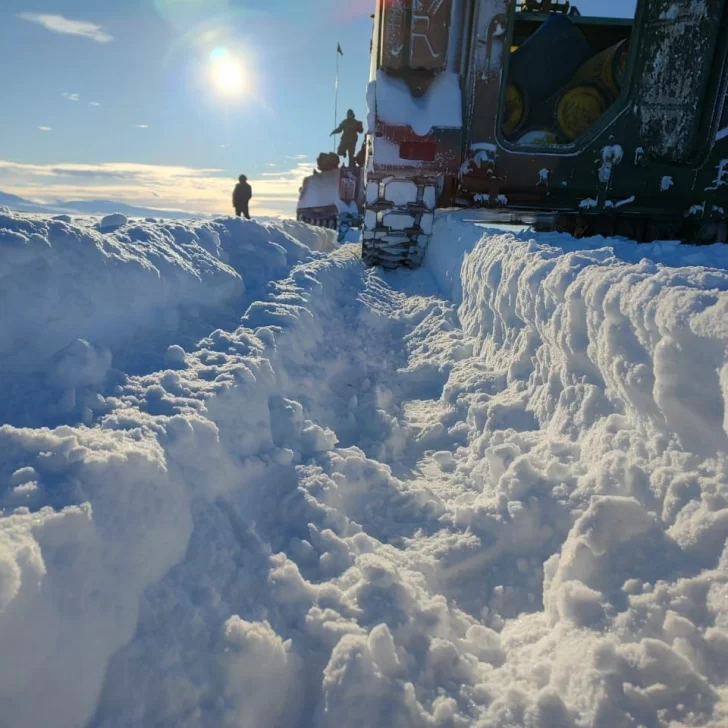 Cómo están las rutas de Santa Cruz y la Ruta 3 en la Patagonia para circular en medio de la nevada y el frío