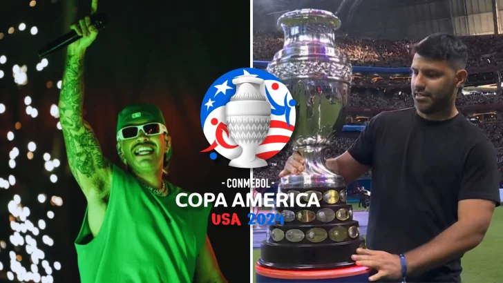 Empezó la Copa América: Feid y el “Kun” Agüero fueron los protagonistas de la ceremonia de apertura